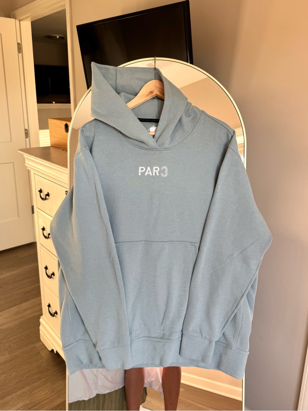Mens Adidas Adicross PAR3 Golf Hoodie Sweatshirt Pullover in Magic Grey